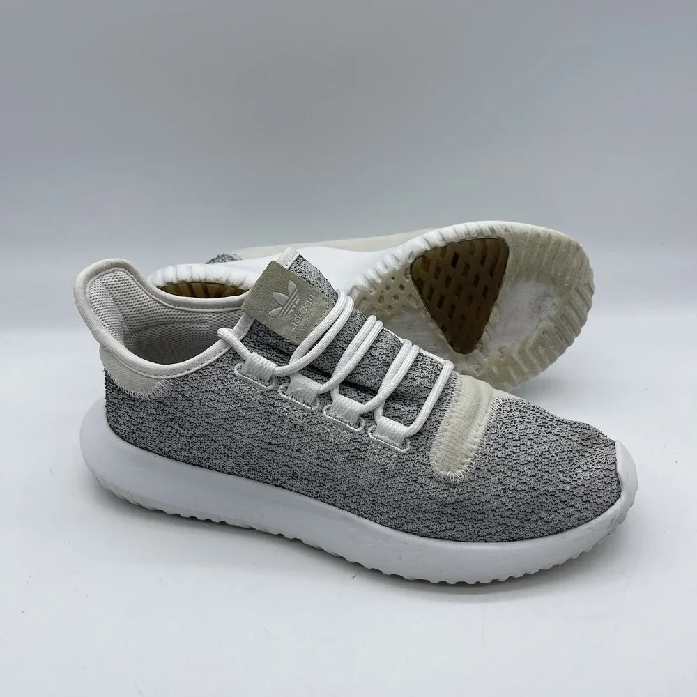 Adidas Tubular Shadow Men's Size 5.5 Running Shoes CQ0928 Gray White Sneakers